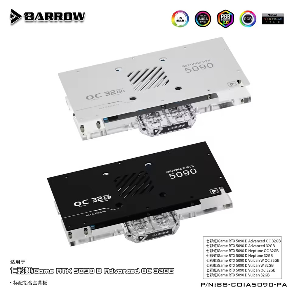 Barrow GPU Block For Colorful  - огляд і ціна Rtx 5090 32Gb