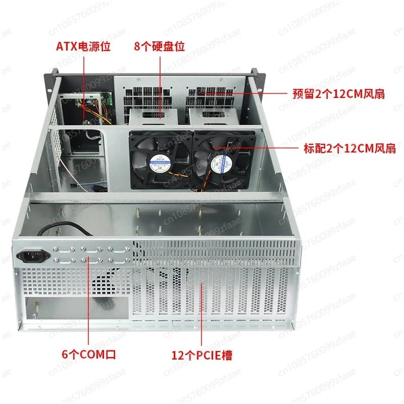 4U AI computing server chassis - огляд і ціна Server Gpu Chassis 4U