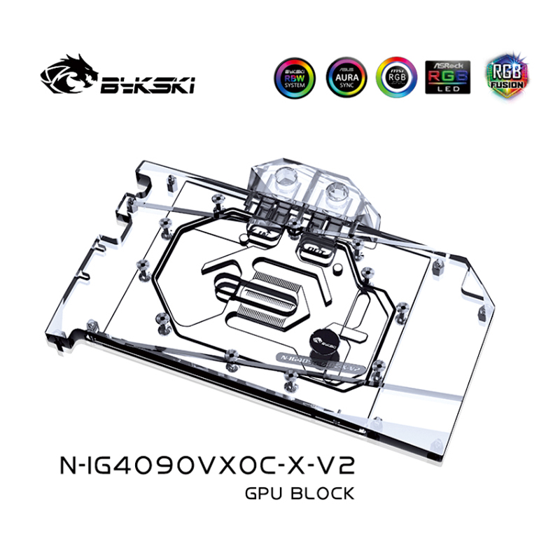 Bykski N-IG4090VXOC-X-V2 Water - огляд і ціна Rtx 4090 Water Block
