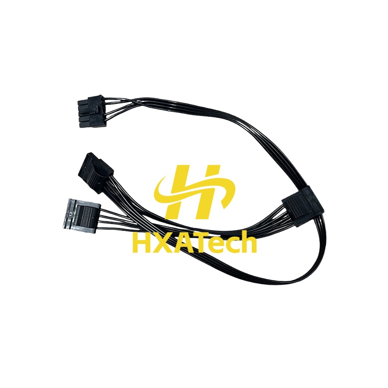 HXATech- 12VHPWR 16pin CPU 8pi - огляд і ціна Dual 8Pin To 16Pin 12Vhpwr Cable